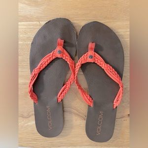 Volcom braided thong sandal